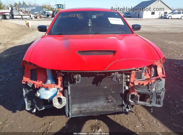 2C3CDXHGXLH101160 2020 DODGE CHARGER Red უკანა სალონის ხედი