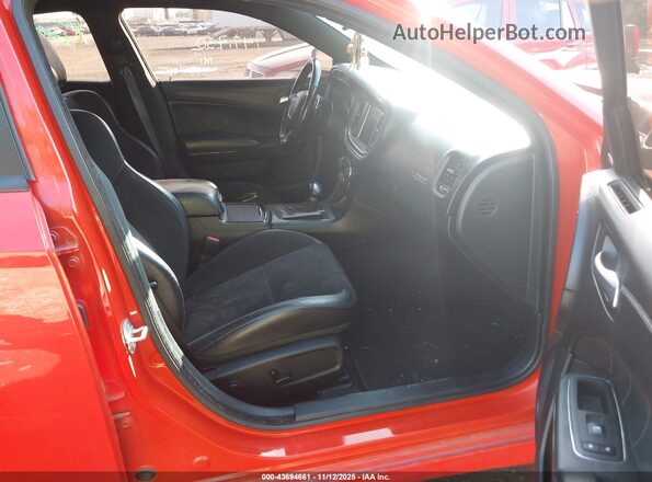 2C3CDXHGXLH101160 2020 DODGE CHARGER Red წინა სალონის ხედი