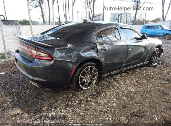 2C3CDXJG7JH174459 2018 DODGE CHARGER Black Tył prawy