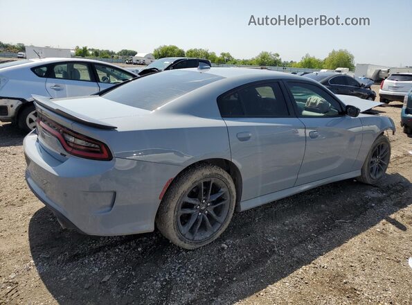 2C3CDXMG9NH241192 2022 DODGE CHARGER Серый Задняя правая четверть