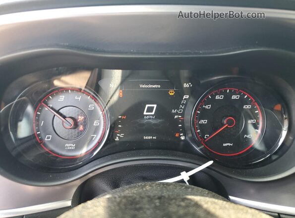2C3CDXMG9NH241192 2022 DODGE CHARGER Серый Вид щитка приборов