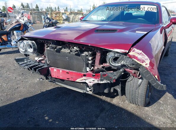 2C3CDZAG0NH164826 2022 DODGE CHALLENGER Красный Вид спереди