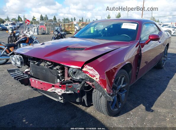 2C3CDZAG0NH164826 2022 DODGE CHALLENGER Красный Передняя левая четверть