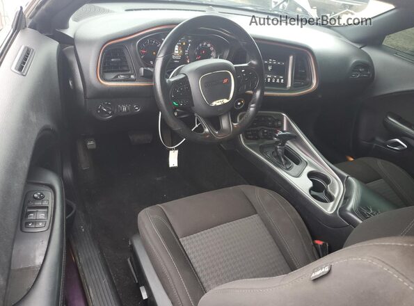 2C3CDZAG4LH161540 2020 DODGE CHALLENGER Фиолетовый Вид панели приборов