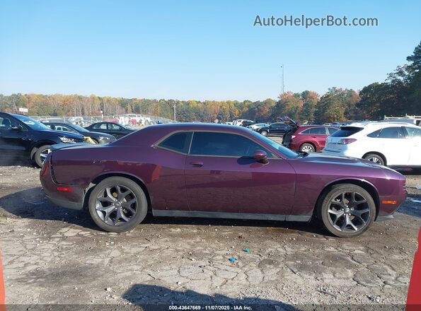 2C3CDZAG4LH236205 2020 DODGE CHALLENGER Purple Vista interior trasera