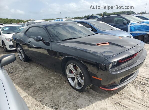 2C3CDZAG5GH257022 2016 DODGE CHALLENGER Black Przód prawy