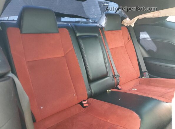 2C3CDZAG5GH257022 2016 DODGE CHALLENGER Black Widok tylnych siedzeń