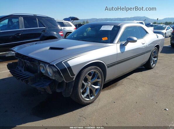 2C3CDZAG6GH336232 2016 DODGE CHALLENGER Silver წინა მარცხენა ხედი სამი მეოთხედიდან