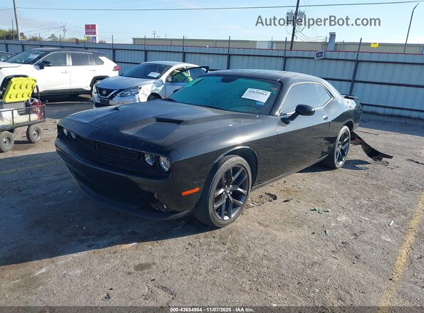 2C3CDZAG6NH132074 2022 DODGE CHALLENGER Black Передня ліва чверть