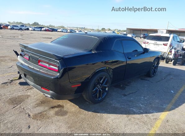 2C3CDZAG6NH132074 2022 DODGE CHALLENGER Black Задня права чверть