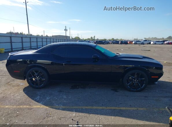 2C3CDZAG6NH132074 2022 DODGE CHALLENGER Black Вид задньої частини салону