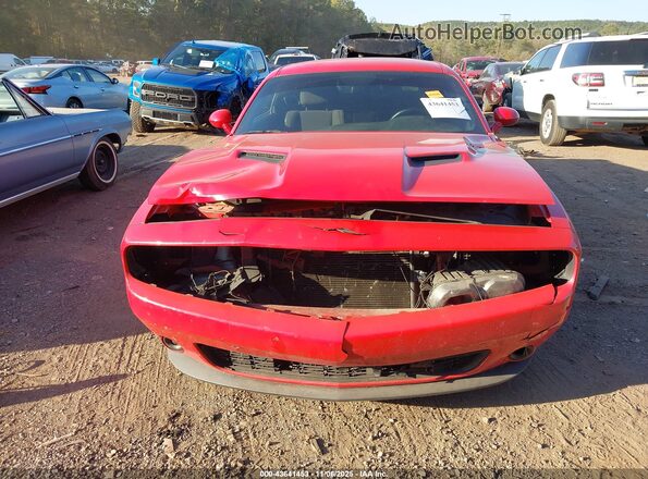 2C3CDZAG7KH596163 2019 DODGE CHALLENGER Red Widok zestawu wskaźników