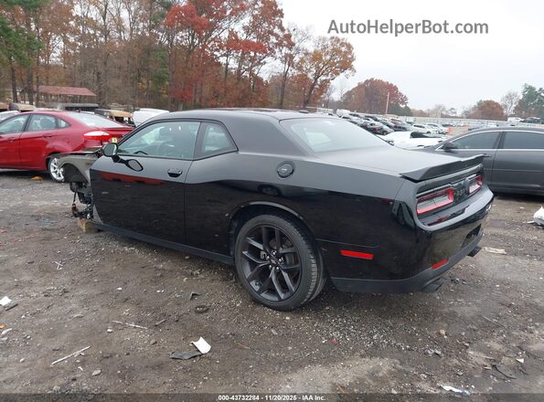 2C3CDZAGXNH128691 2022 DODGE CHALLENGER Black Հետևի ձախ