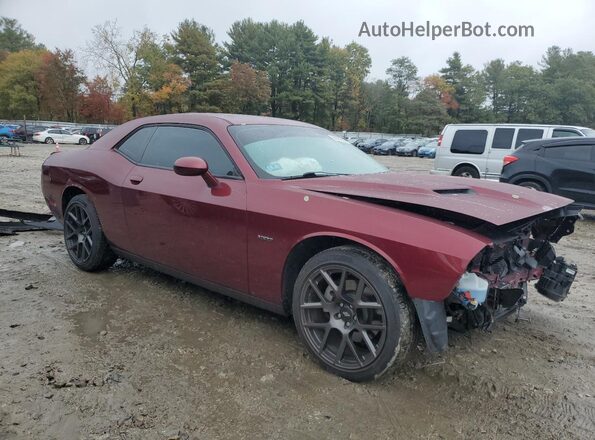 2C3CDZBT2HH613259 2017 DODGE CHALLENGER Burgundy Przód prawy