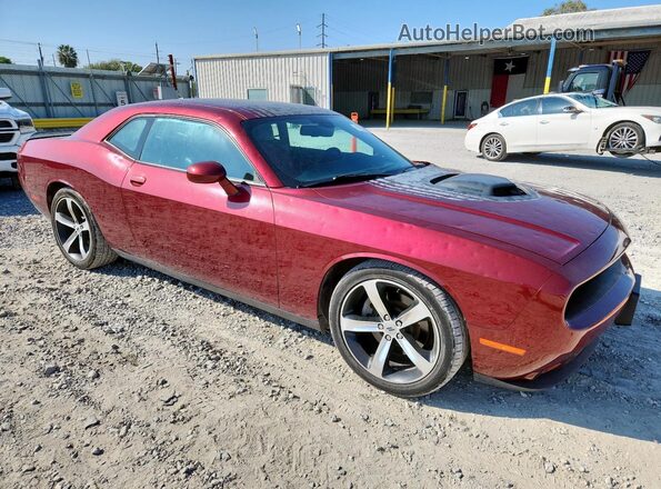 2C3CDZBT6JH171866 2018 DODGE CHALLENGER Burgundy Delantero derecho