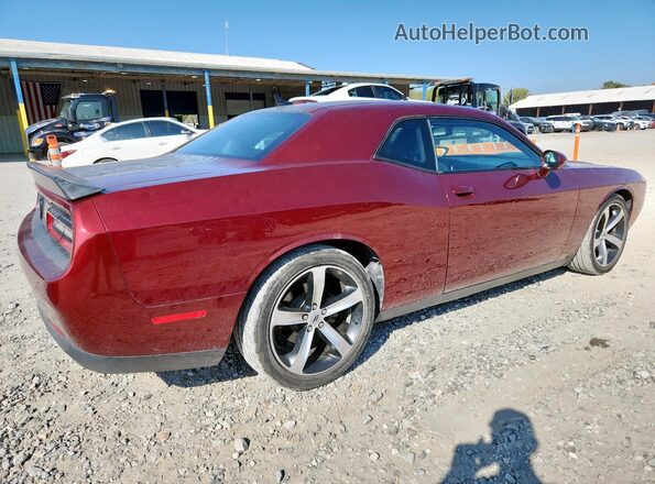 2C3CDZBT6JH171866 2018 DODGE CHALLENGER Burgundy Trasero derecho