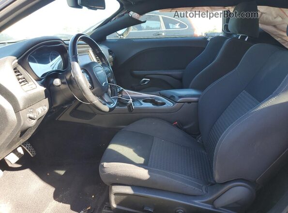 2C3CDZBT7KH549601 2019 DODGE CHALLENGER Черный Вид салона спереди