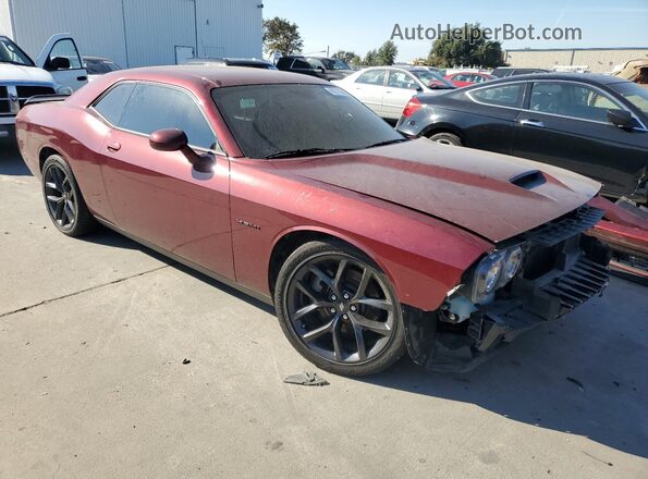 2C3CDZBT8NH108886 2022 DODGE CHALLENGER Burgundy Առջևի աջ