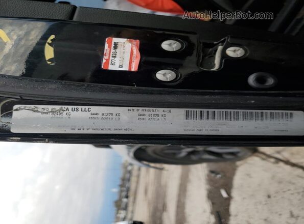2C3CDZBTXJH287524 2018 DODGE CHALLENGER Черный 