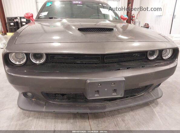 2C3CDZBTXNH223389 2022 DODGE CHALLENGER Gray Widok z przodu