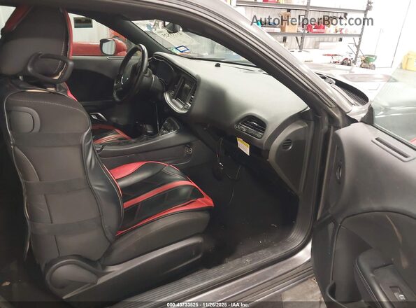 2C3CDZBTXNH223389 2022 DODGE CHALLENGER Gray Widok wnętrza z przodu