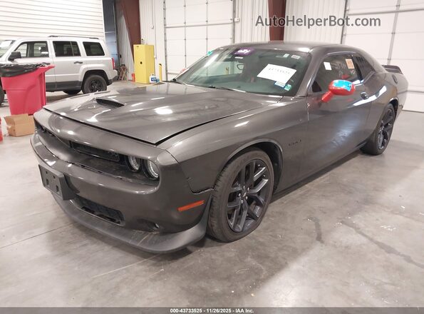 2C3CDZBTXNH223389 2022 DODGE CHALLENGER Gray Przód lewy