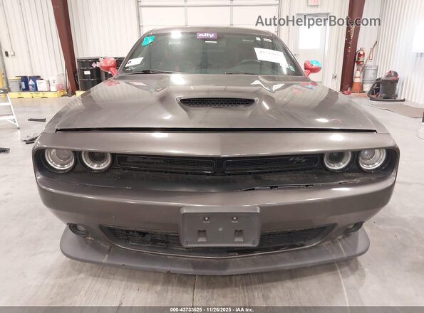 2C3CDZBTXNH223389 2022 DODGE CHALLENGER Gray Widok wnętrza z tyłu