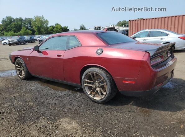 2C3CDZC94NH253619 2022 DODGE CHALLENGER Burgundy Հետևի ձախ