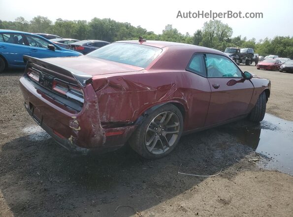 2C3CDZC94NH253619 2022 DODGE CHALLENGER Burgundy Հետևի աջ