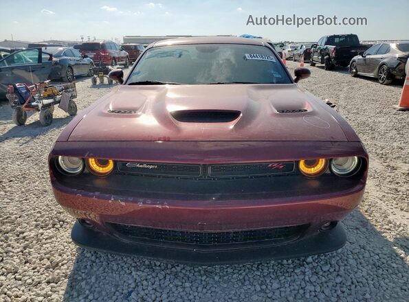 2C3CDZFJ2MH609991 2021 DODGE CHALLENGER Burgundy Front view