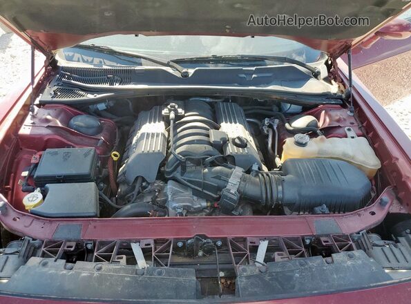 2C3CDZFJ2MH609991 2021 DODGE CHALLENGER Burgundy Rear interior view
