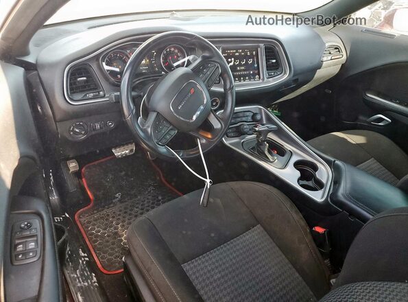 2C3CDZFJ2MH609991 2021 DODGE CHALLENGER Burgundy Dashboard view