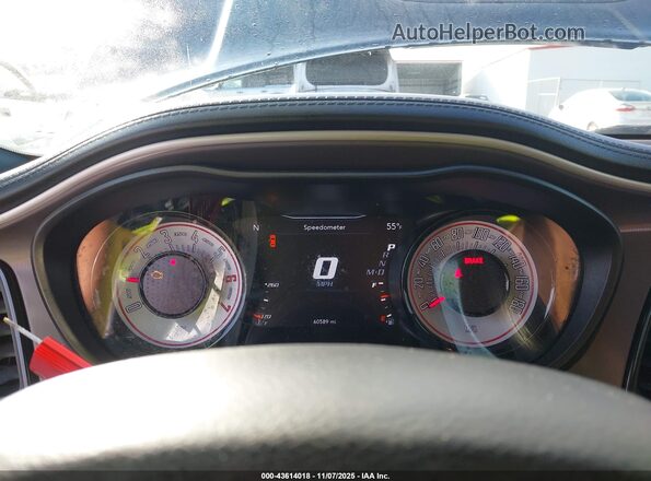 2C3CDZFJ2NH215652 2022 DODGE CHALLENGER Black Հետևի նստատեղերի տեսք
