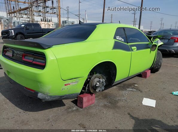 2C3CDZFJ7PH617993 2023 DODGE CHALLENGER Green უკანა მარჯვენა