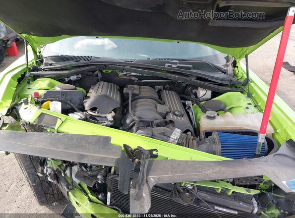 2C3CDZFJ7PH617993 2023 DODGE CHALLENGER Green უკანა ხედი