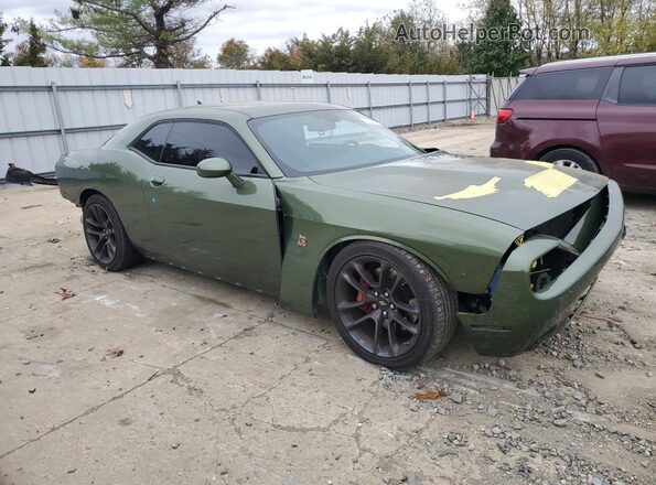 2C3CDZFJ8NH117905 2022 DODGE CHALLENGER Green Delantero derecho