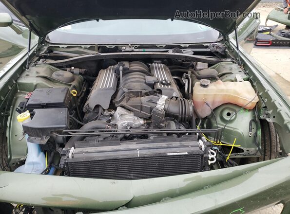 2C3CDZFJ8NH117905 2022 DODGE CHALLENGER Green Vista interior trasera