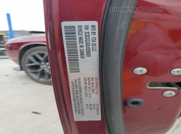 2C3CDZJG0LH235620 2020 DODGE CHALLENGER Crimson ძრავის განყოფილების ხედი