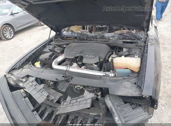 2C3CDZJG0NH237726 2022 DODGE CHALLENGER Black Widok z tyłu