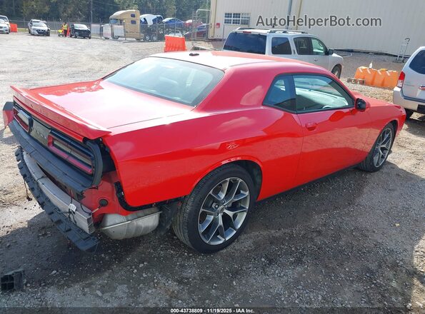 2C3CDZJG1NH174586 2022 DODGE CHALLENGER Красный Задняя правая четверть