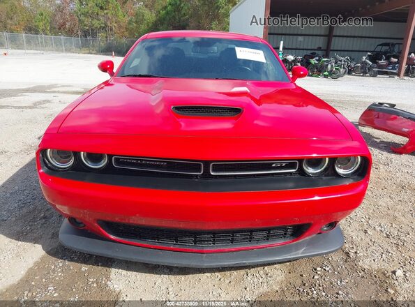 2C3CDZJG1NH174586 2022 DODGE CHALLENGER Красный Вид задней части салона