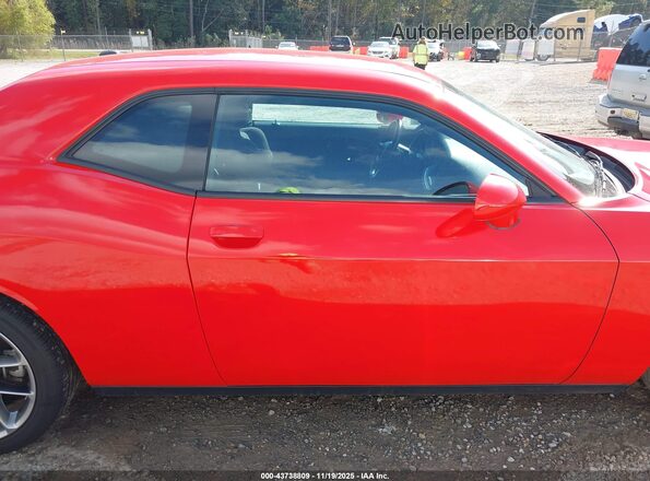 2C3CDZJG1NH174586 2022 DODGE CHALLENGER Красный Панорамный вид салона 360°