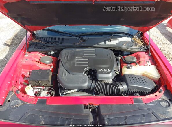 2C3CDZJG1NH174586 2022 DODGE CHALLENGER Красный Вид сзади