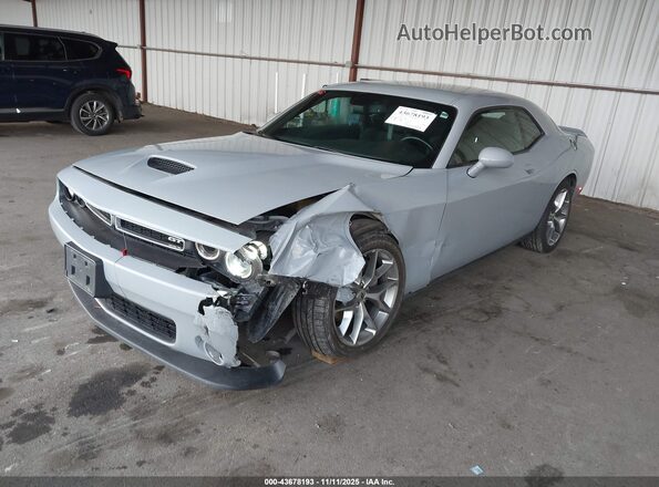 2C3CDZJG1NH206579 2022 DODGE CHALLENGER Gray Vista tres cuartos delantera izquierda