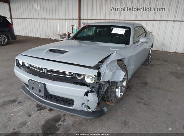 2C3CDZJG1NH206579 2022 DODGE CHALLENGER Gray Vista frontal