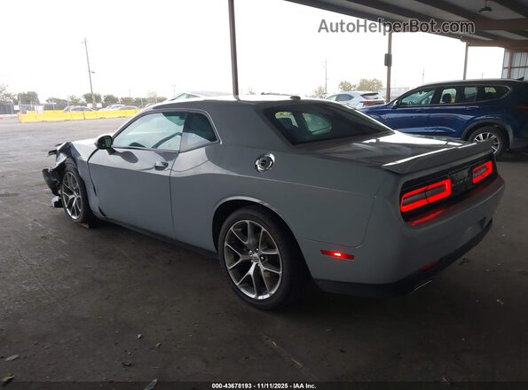 2C3CDZJG1NH206579 2022 DODGE CHALLENGER Gray Trasero izquierdo