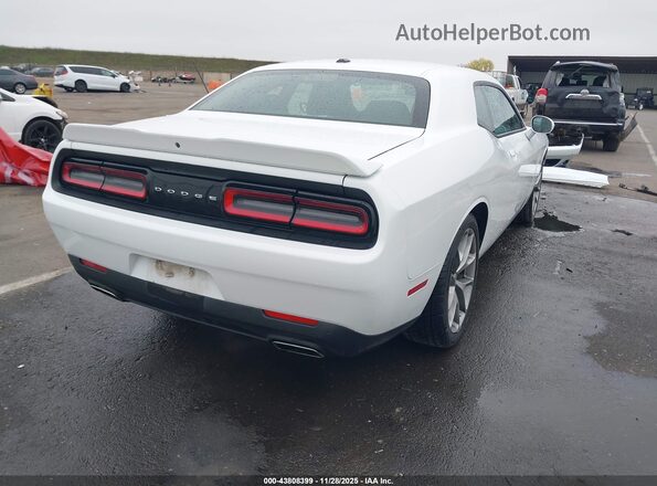 2C3CDZJG2NH226419 2022 DODGE CHALLENGER White Trasero derecho