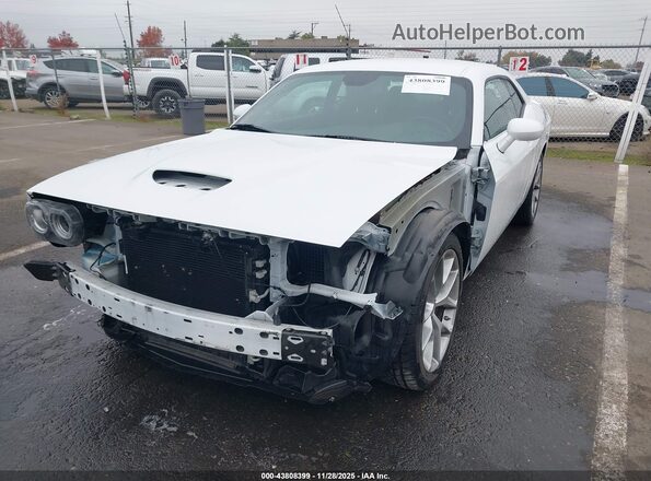 2C3CDZJG2NH226419 2022 DODGE CHALLENGER White Vista tres cuartos delantera izquierda