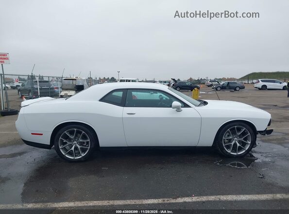 2C3CDZJG2NH226419 2022 DODGE CHALLENGER White Vista del cuadro de instrumentos