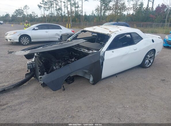 2C3CDZJG4NH237678 2022 DODGE CHALLENGER White Передня ліва чверть